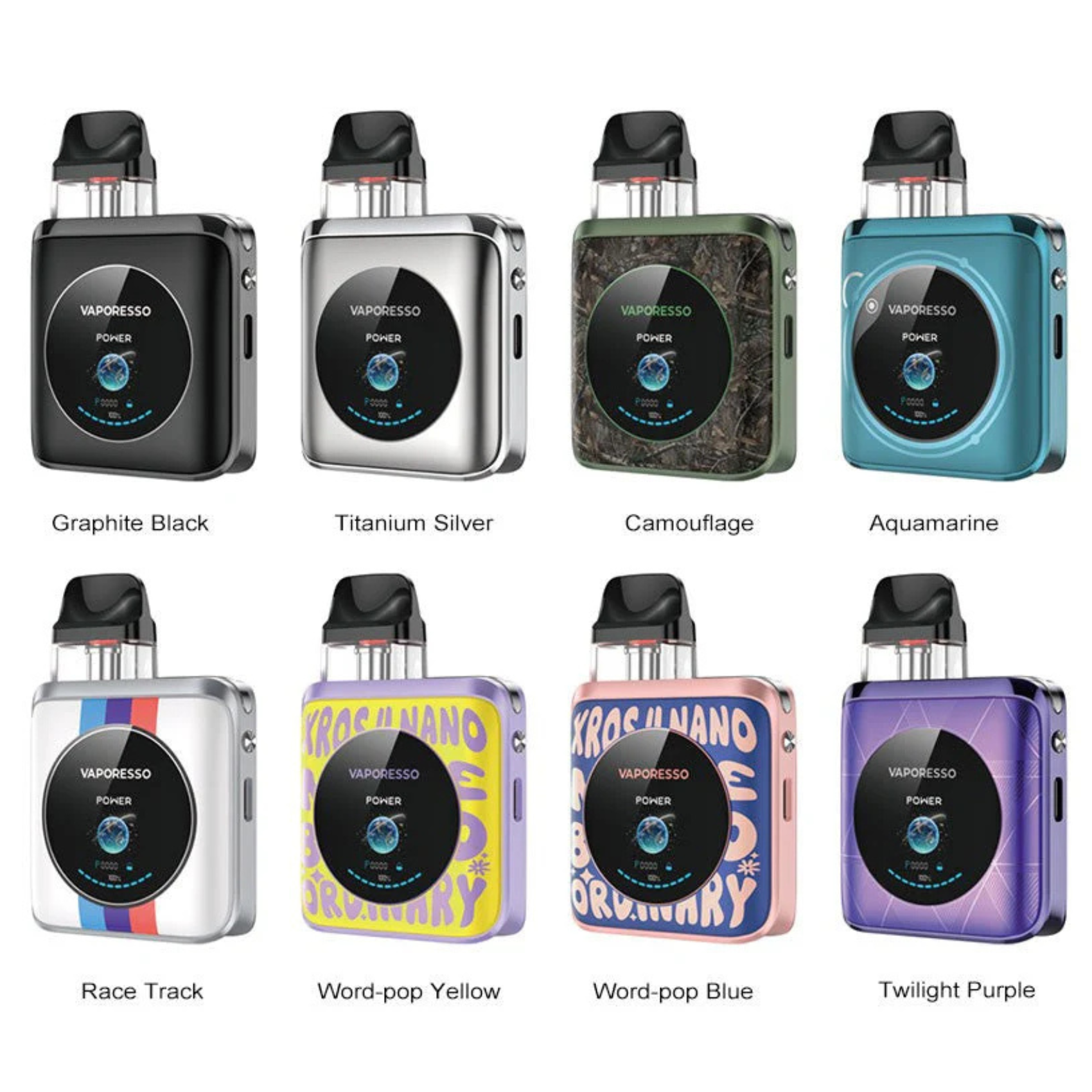 Vaporesso XROS 4 Nano Pod System Compact Vape Kit collection