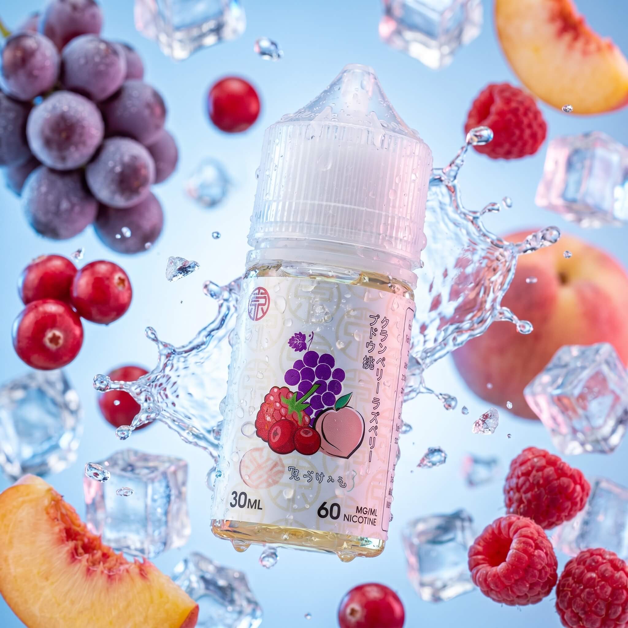 Tokyo Classic Iced Cranberry Raspberry Grape Peach 30ml at best price in Pakistan - Image 2