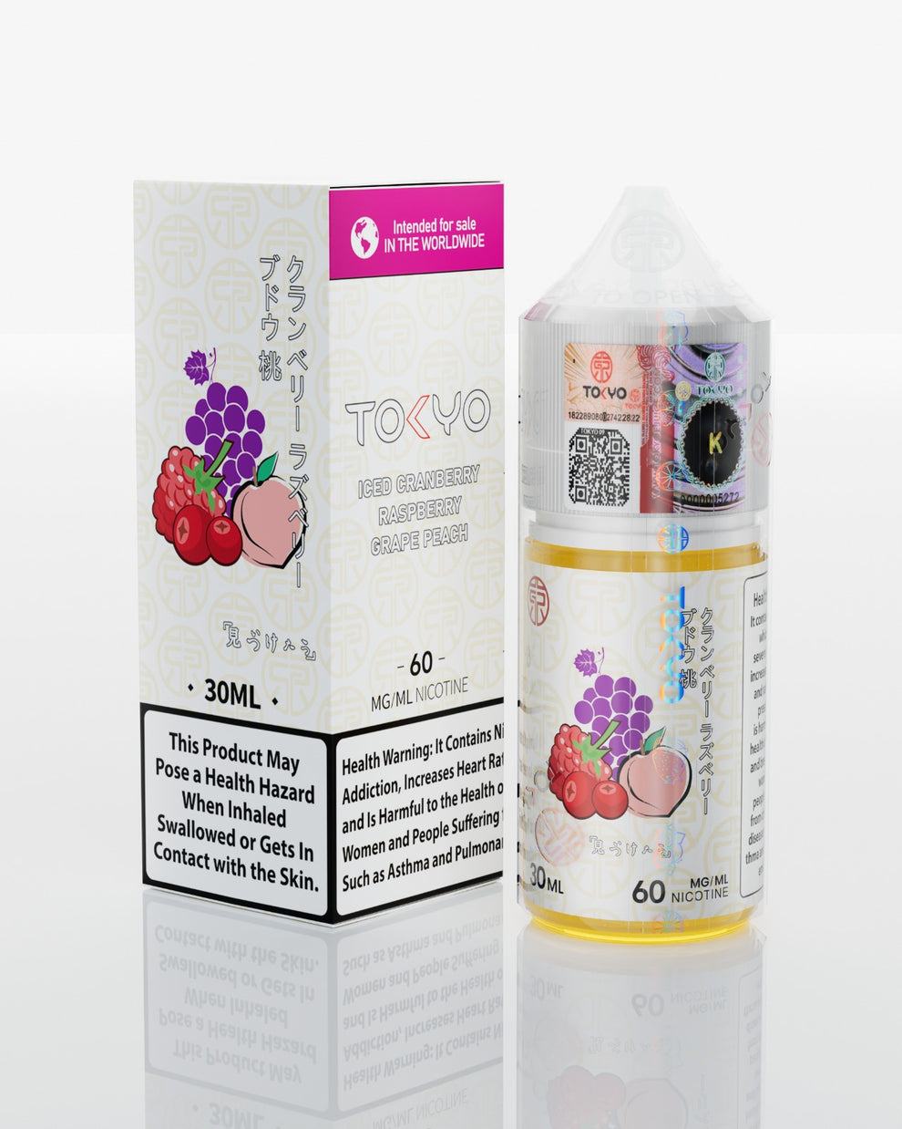 Tokyo Classic Iced Cranberry Raspberry Grape Peach 30ml at best price in Pakistan - Image 3